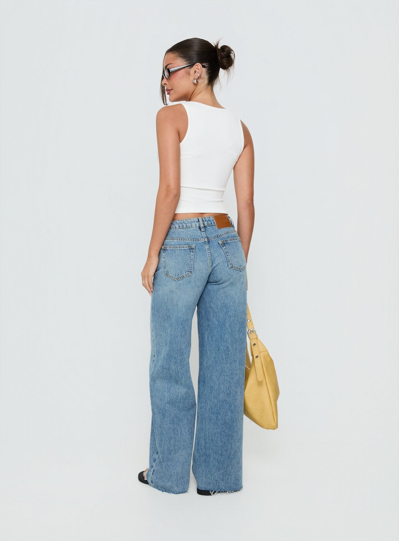 Darla Low Rise Straight Leg Jean Vintage Light Blue