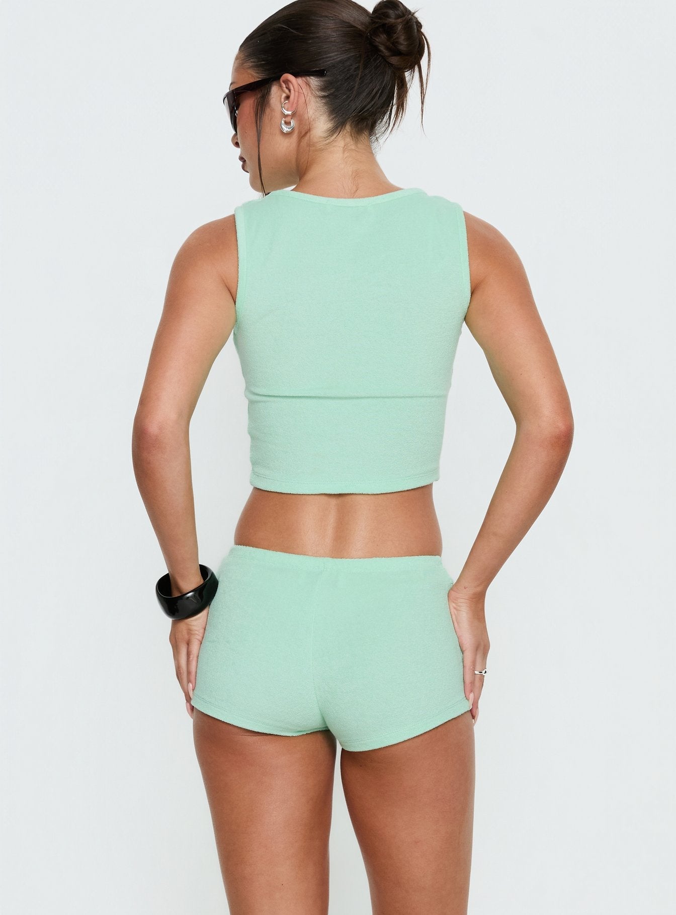 Henree Terry Set Mint Green