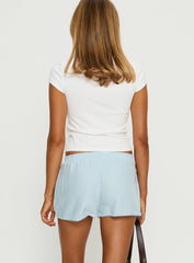 Orielle Low Rise Boxer Short Blue