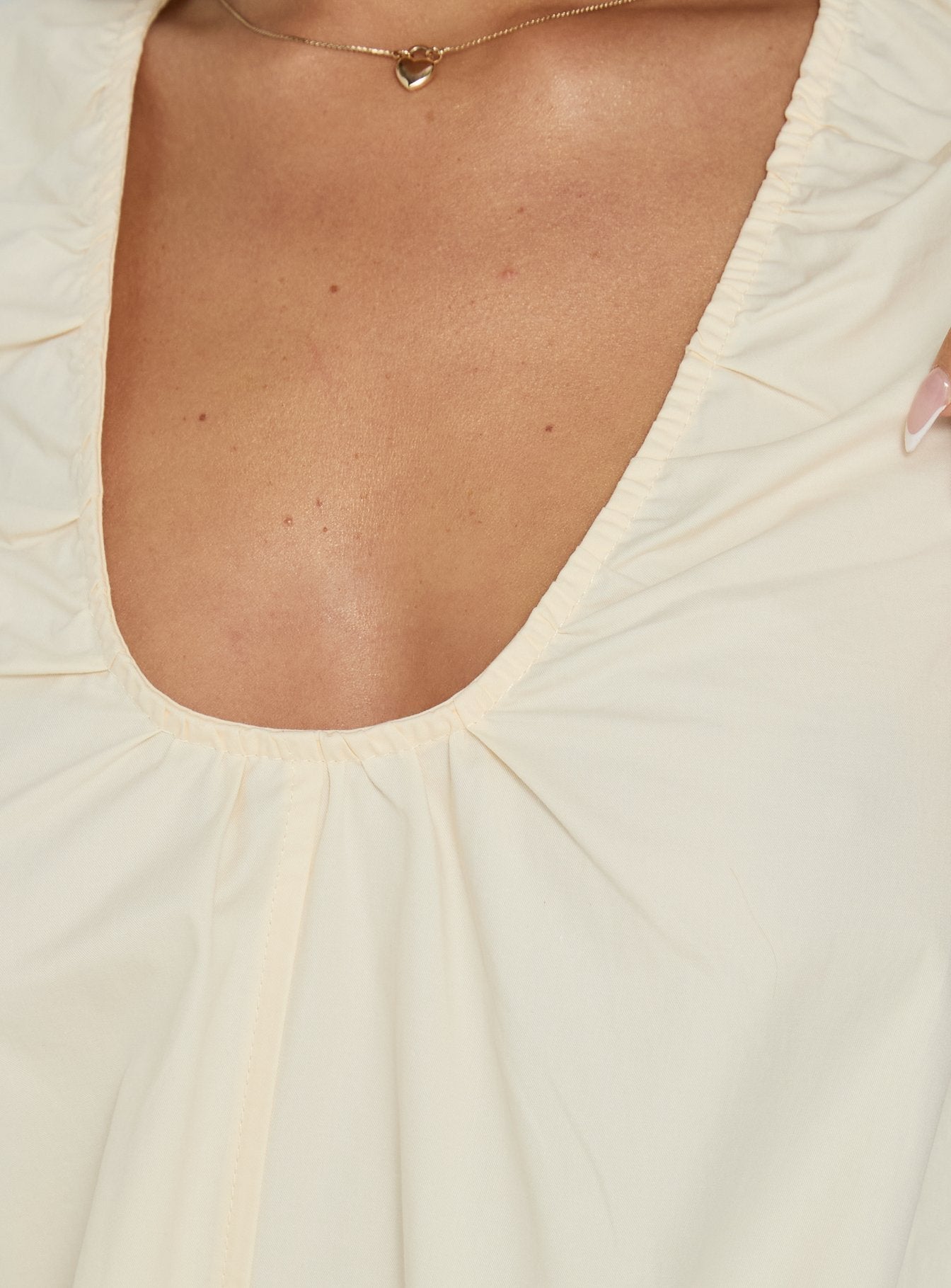Eberta Ruched Maxi Dress Butter