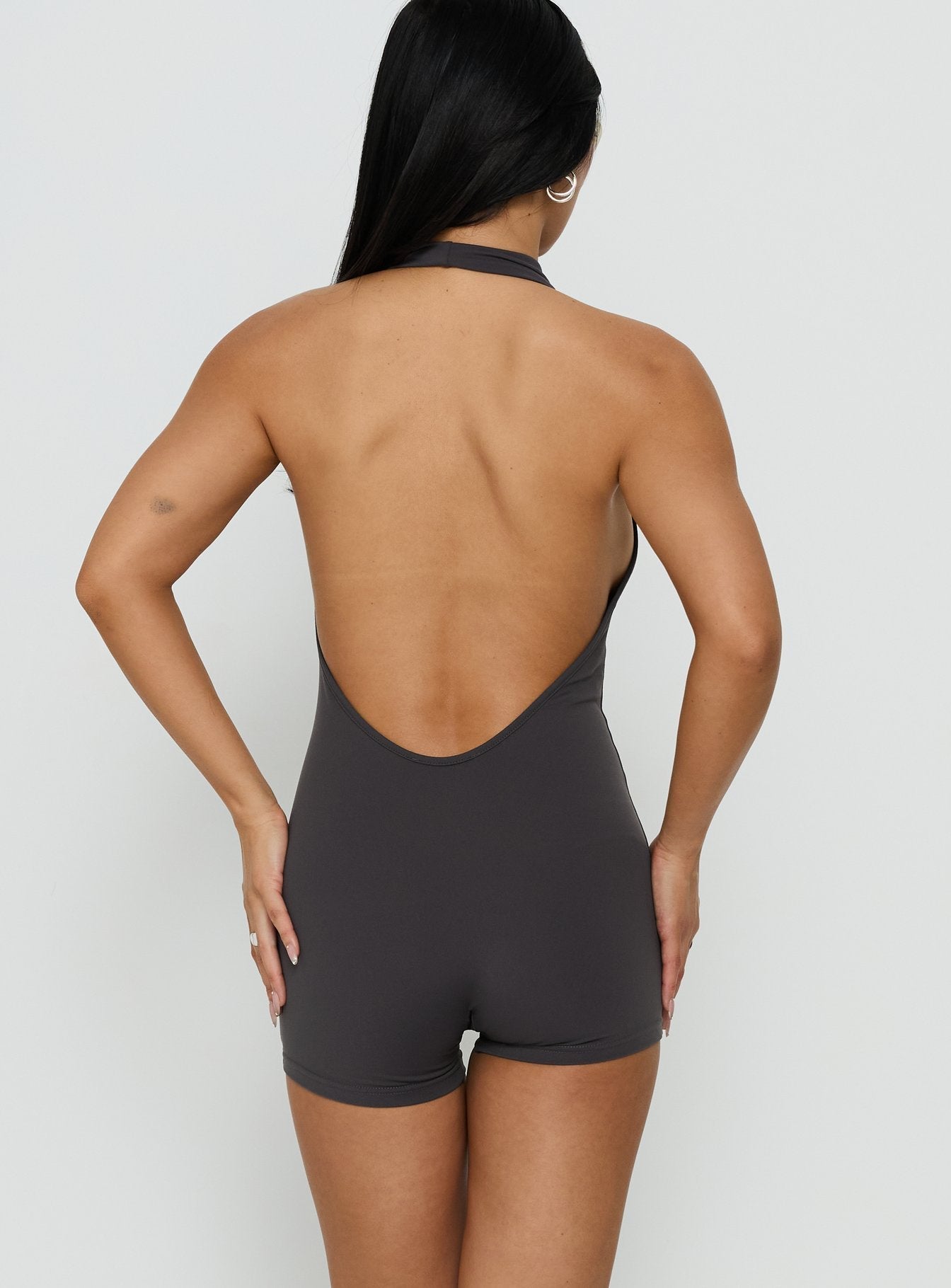 Vidora Cowl Neck Playsuit Slate