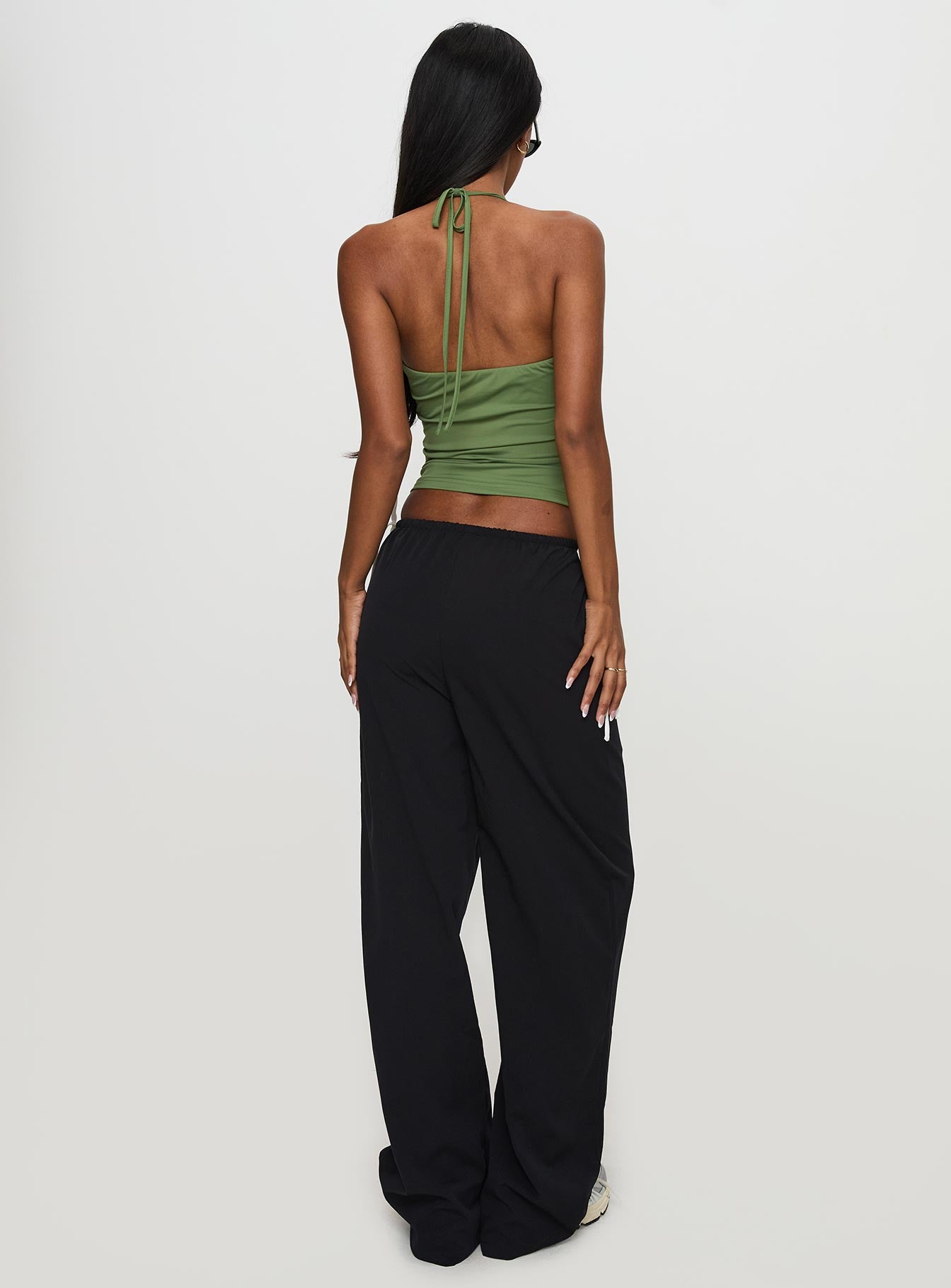 Sweet As Sugar Bow Pants Black / White
