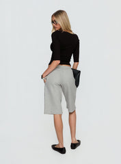 Kether Longline Basketball Studs Short Grey Marle