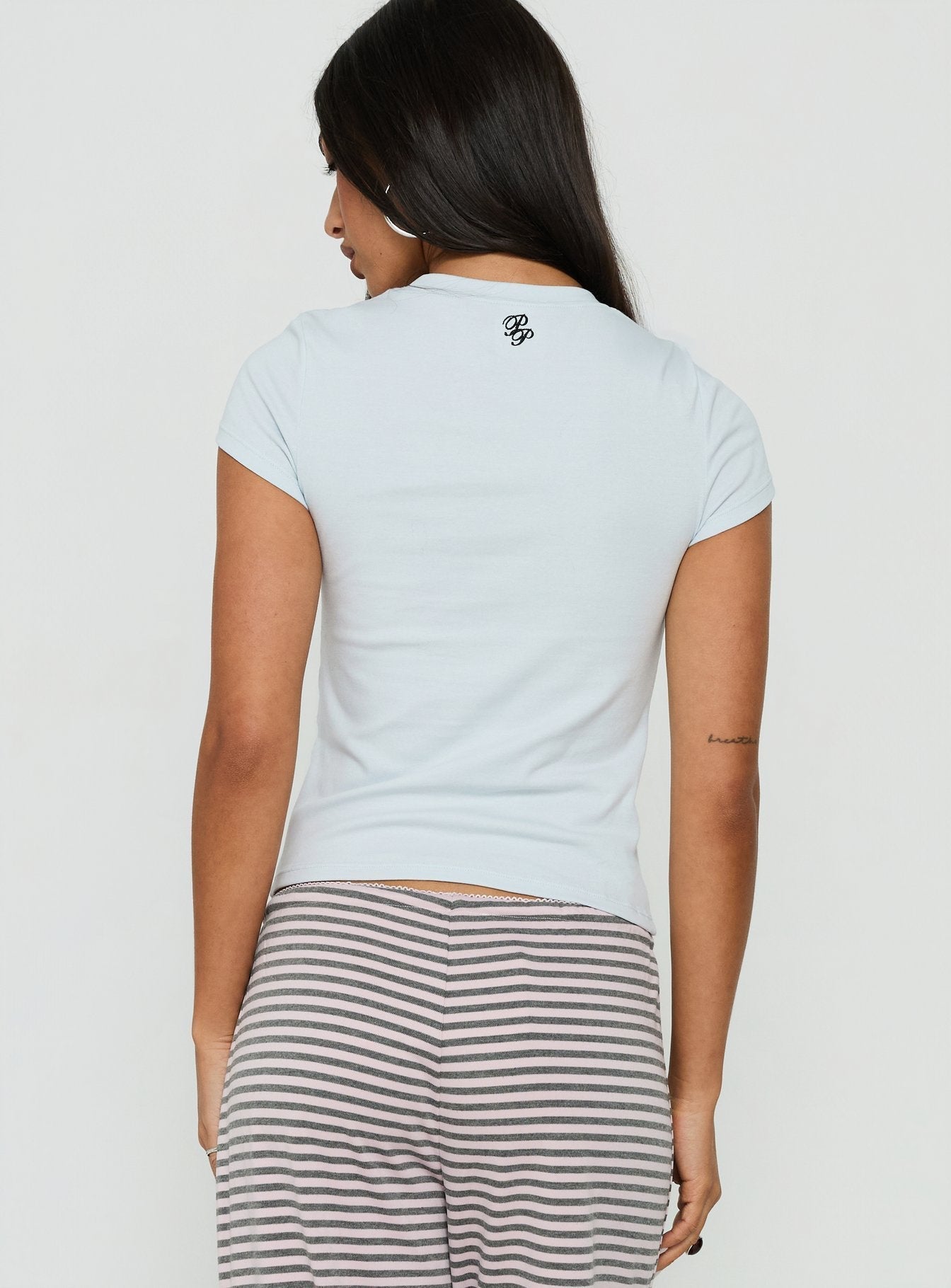 Always In Your Dreams Graphic Sleep Tee Blue