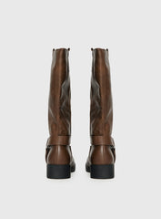 Wrecked Western Boots Brown