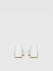 Sunset Boulevard Heels White