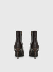 Billini Yordan Pointed Toe Ankle Boots Dark Cacao