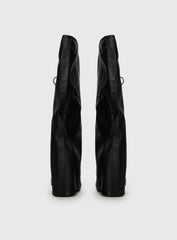 Ritz Knee High Boots Black