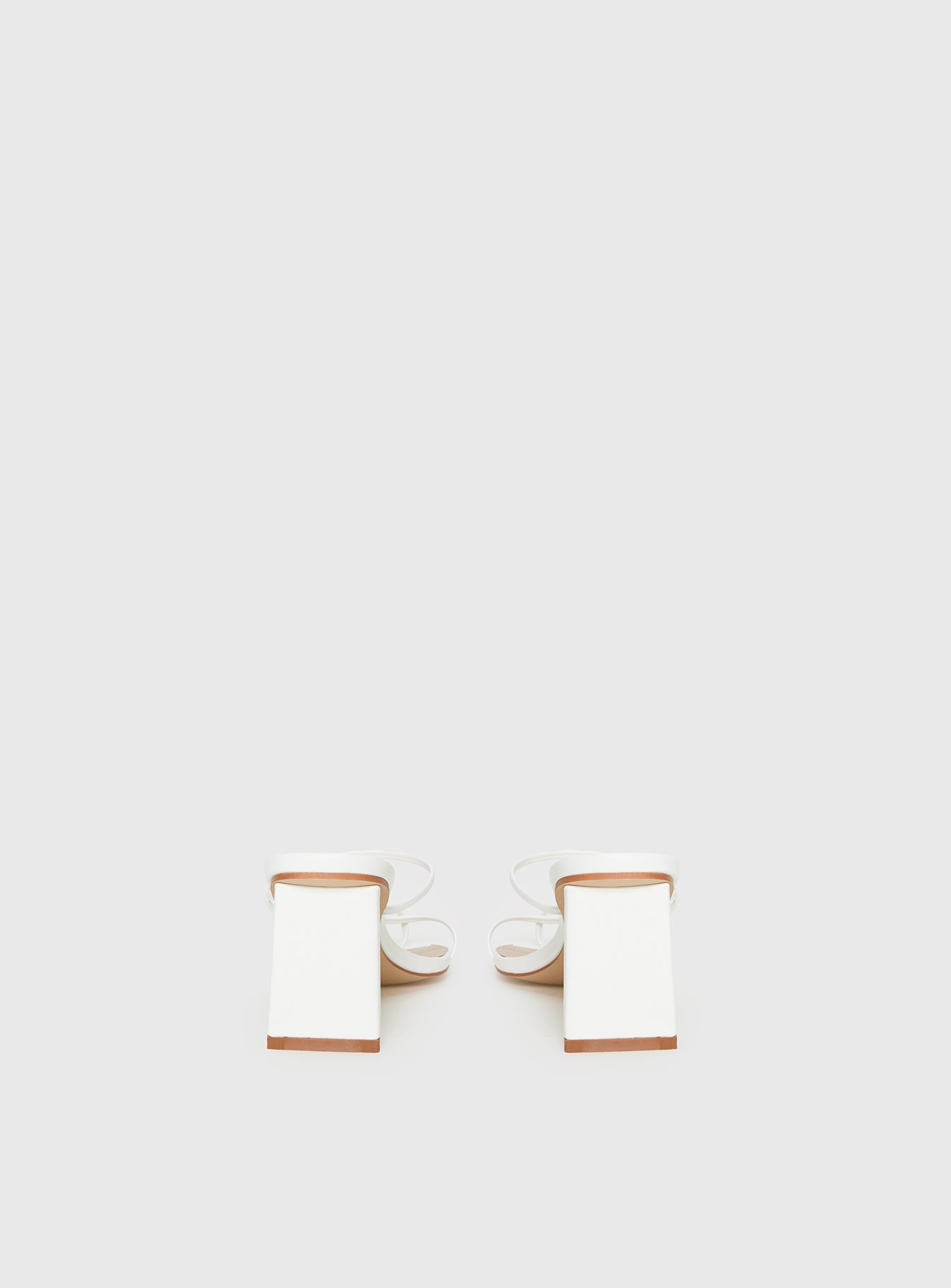 The Becka Heels White