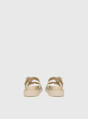 Roxxie Sandals Beige Linen