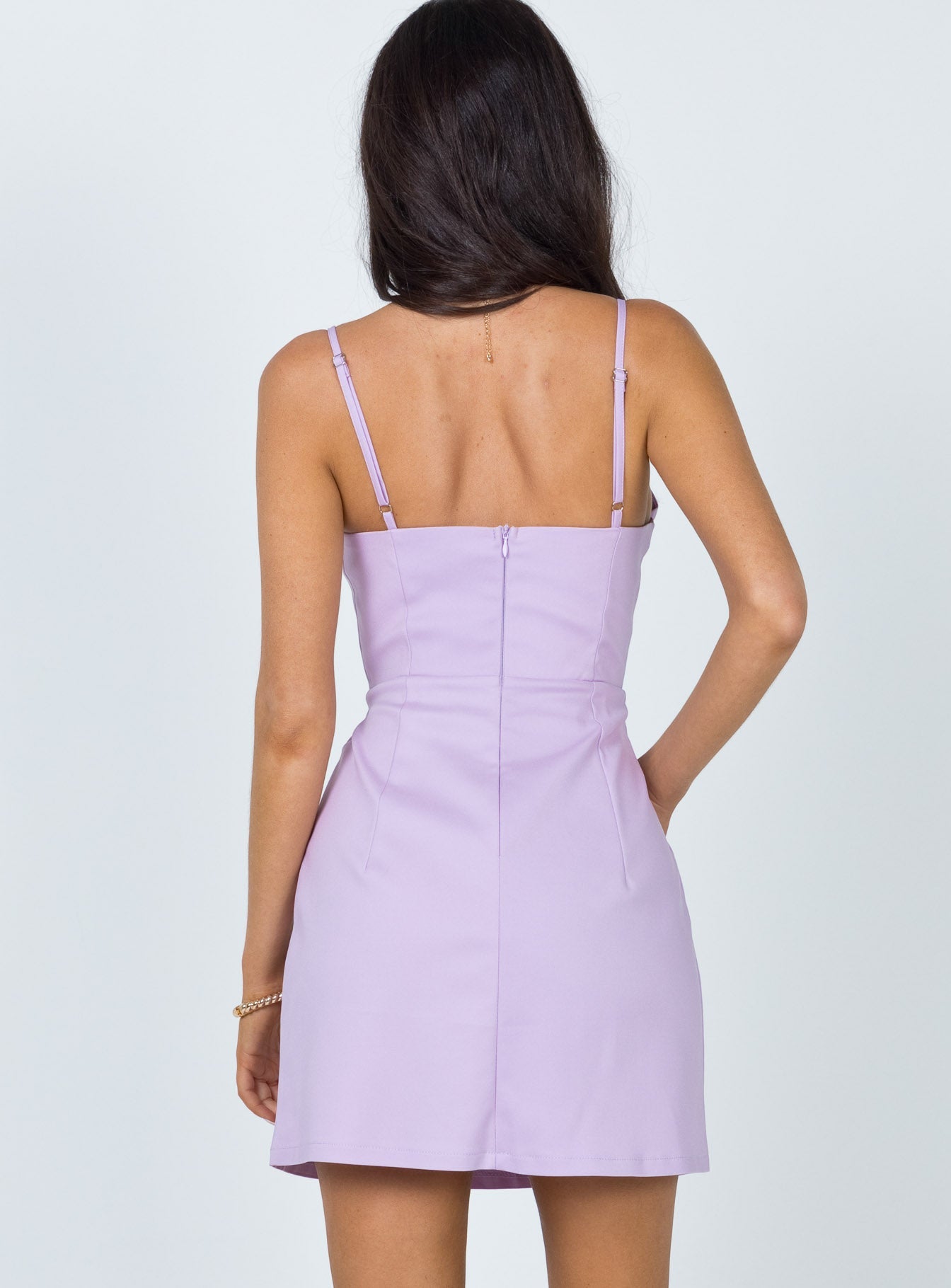 Novella Mini Dress Lilac