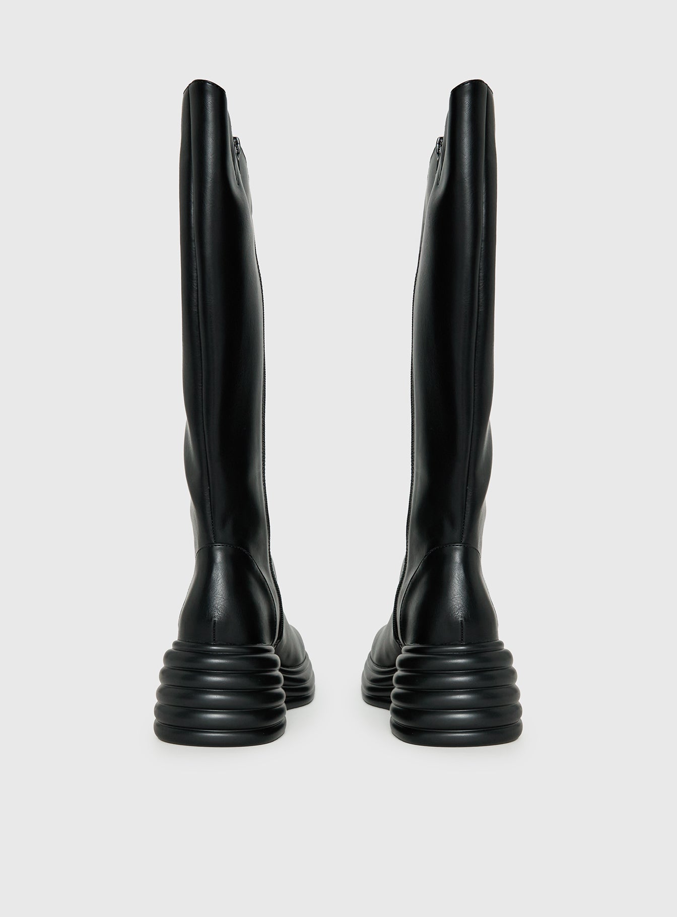 Therapy Frequency Knee High Boots Black