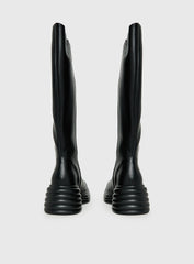 Therapy Frequency Knee High Boots Black