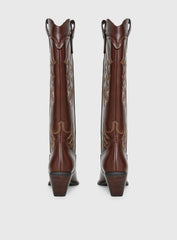 Billini Evalynn Cowboy Boots Fudge