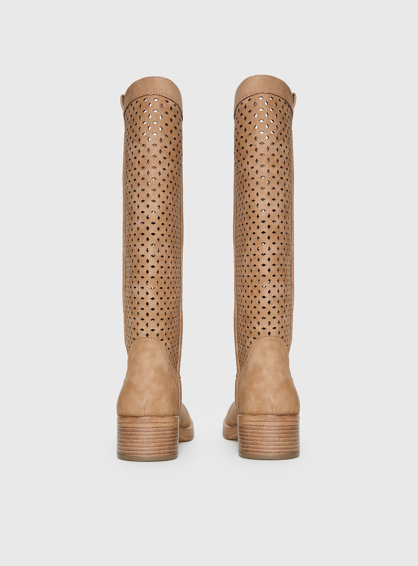 Therapy Festival Knee High Boots Natural