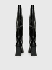 Vesper Knee High Boots Black