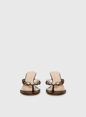 Nina Bead Heels Chocolate