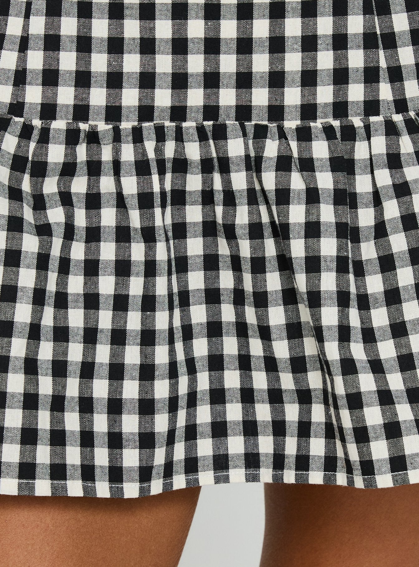 Orivelle Tie Back Romper Black / White