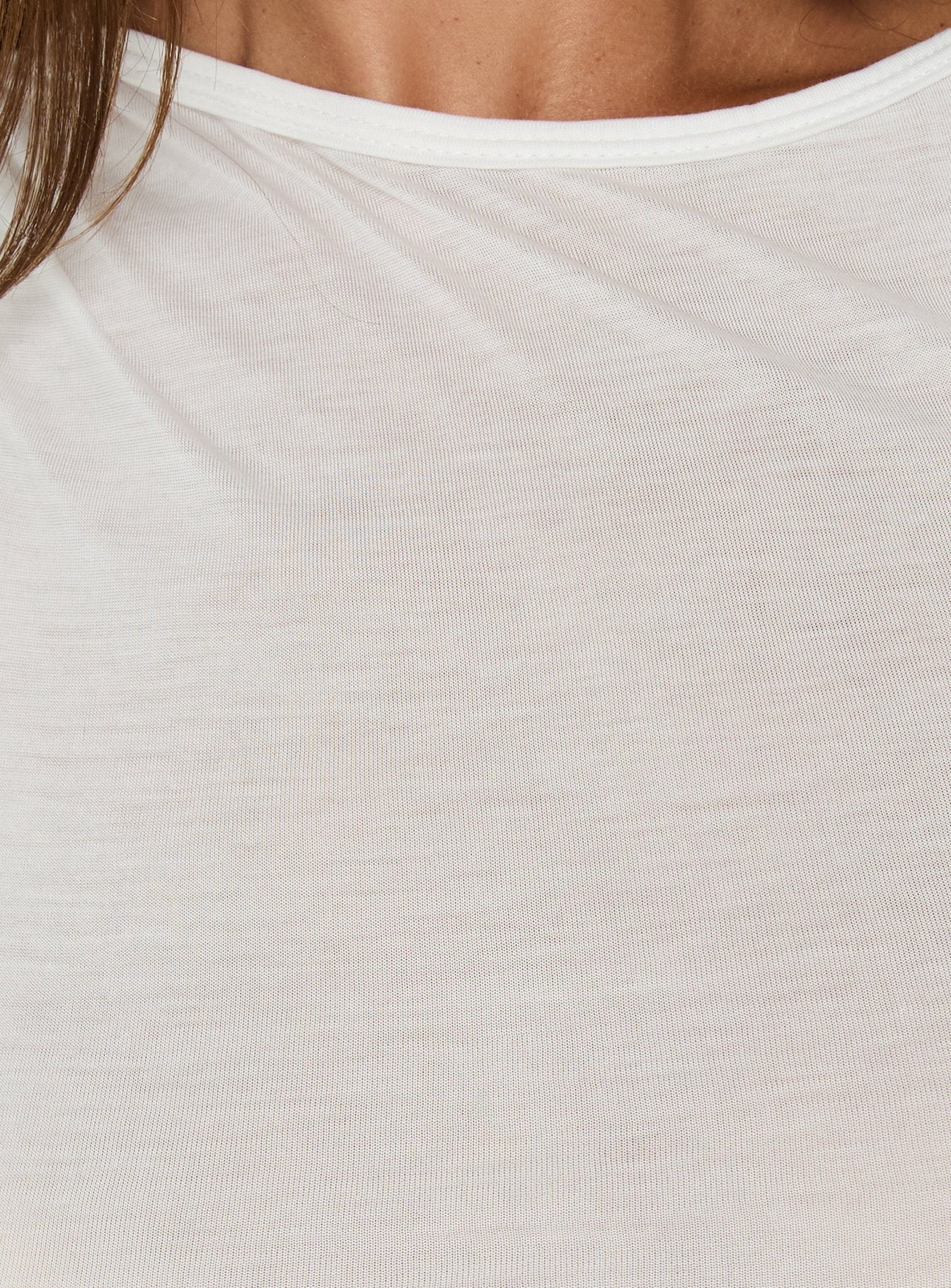 Hopeful Romantic Semi-Sheer Tank Top White