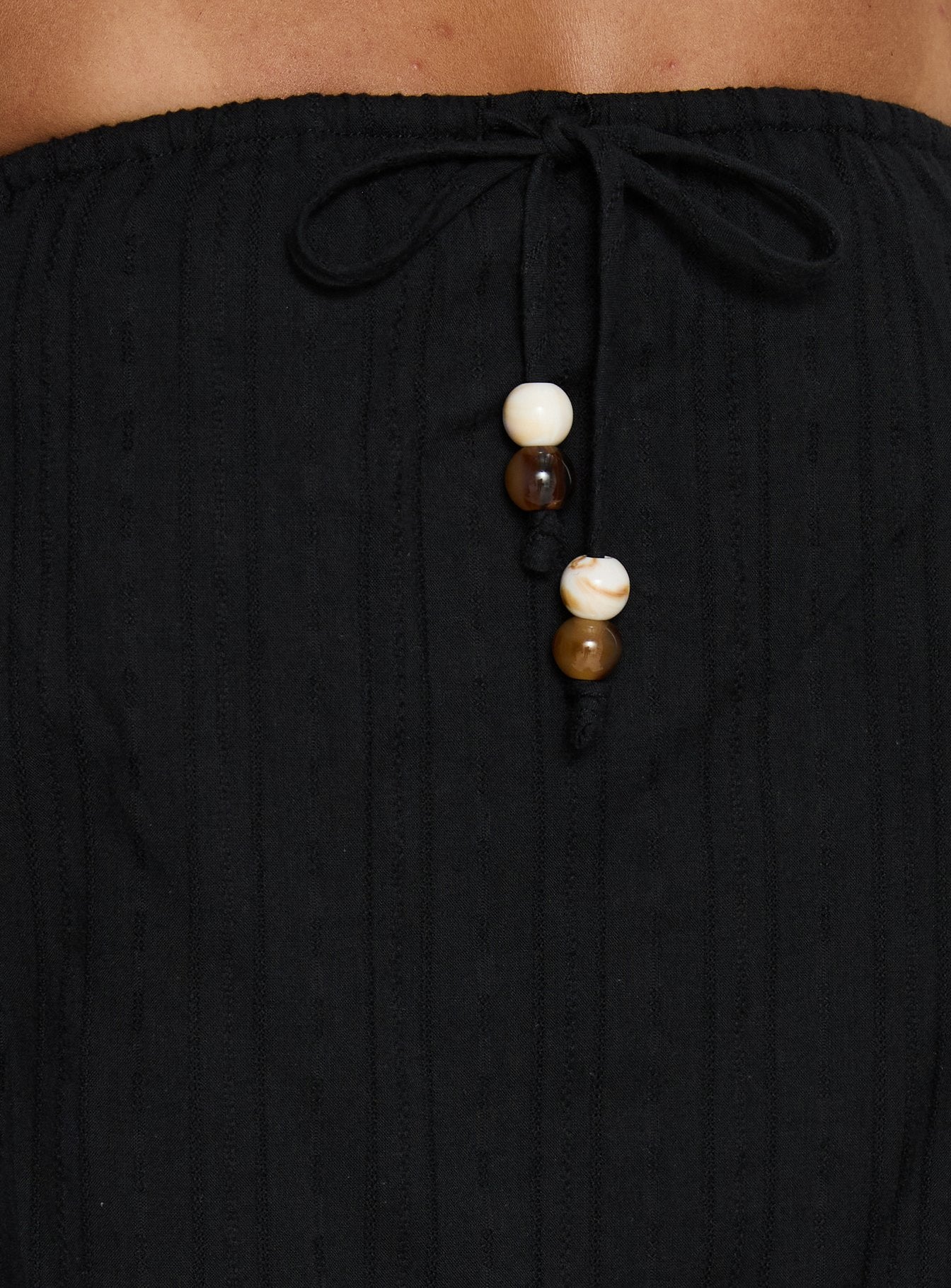 Isafelia Strapless Romper Black