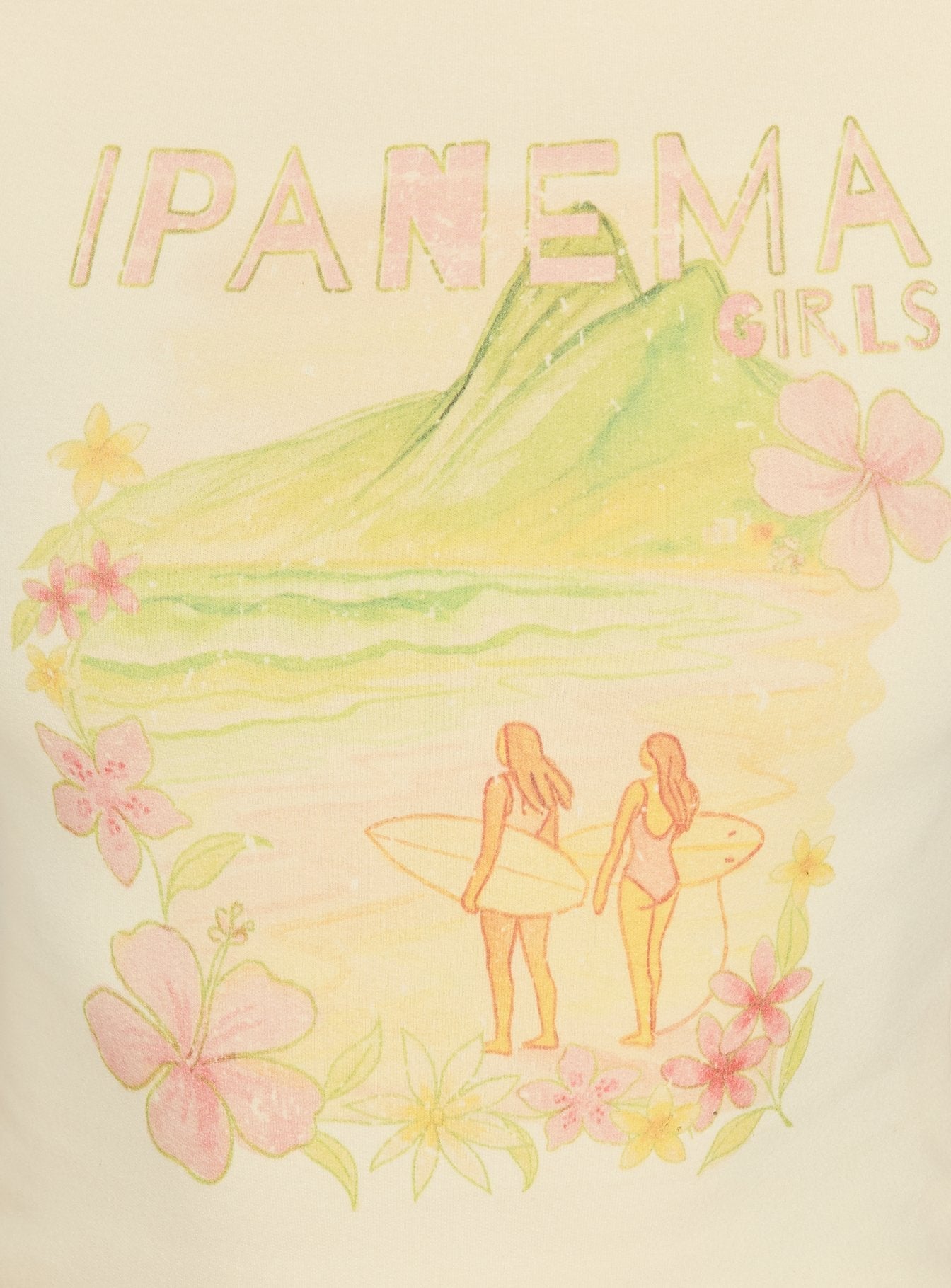 Ipanema Girls Graphic Baby Tee Lemon