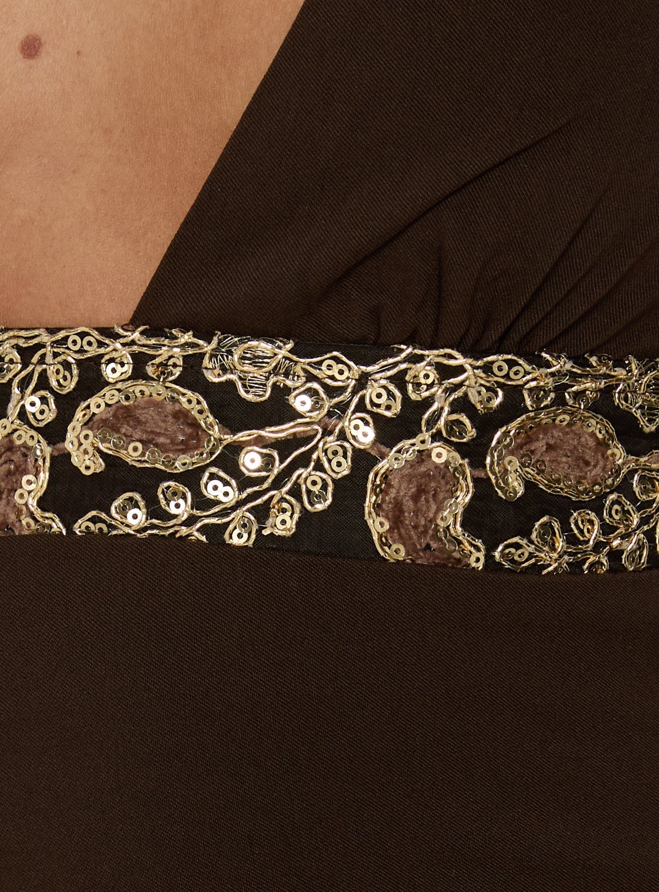 Orvio Halter Top Brown / Paisley