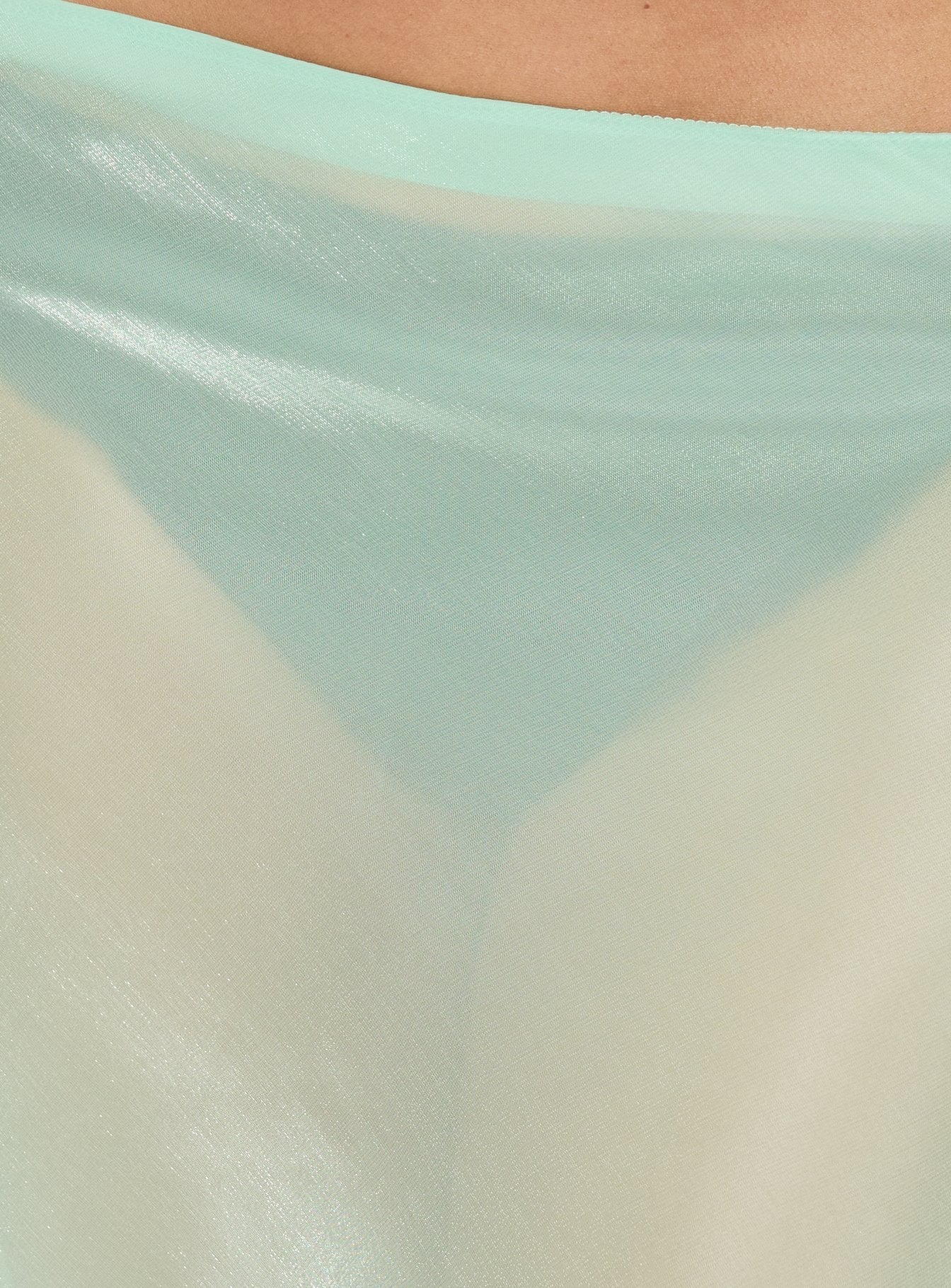 Sidori Sheer Midi Skirt Jelly Mint