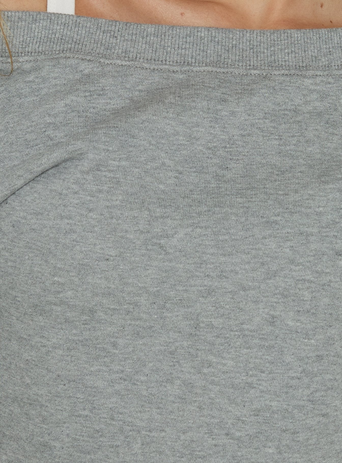 Wellness Off The Shoulder Jumper Dark Grey Marle