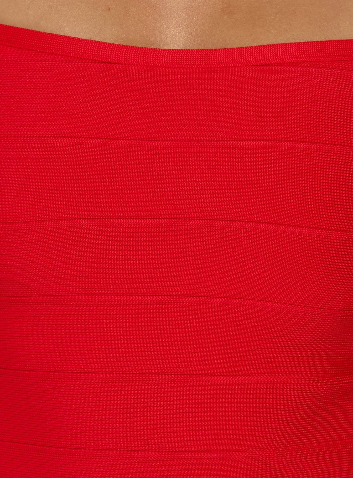 Jayana Bandage Mini Dress Red