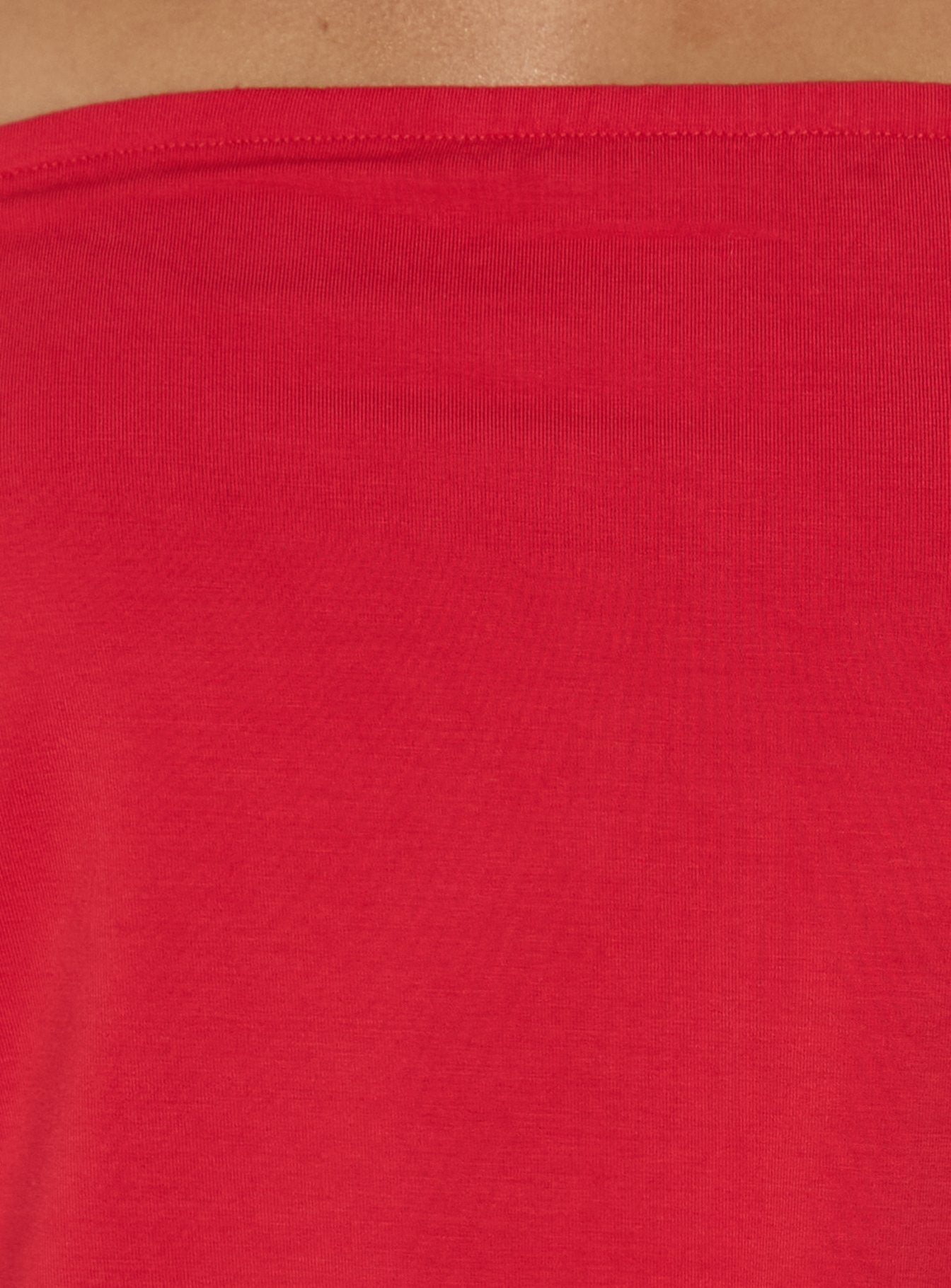 Wryn Strapless Blouson Tie Detail Top Red