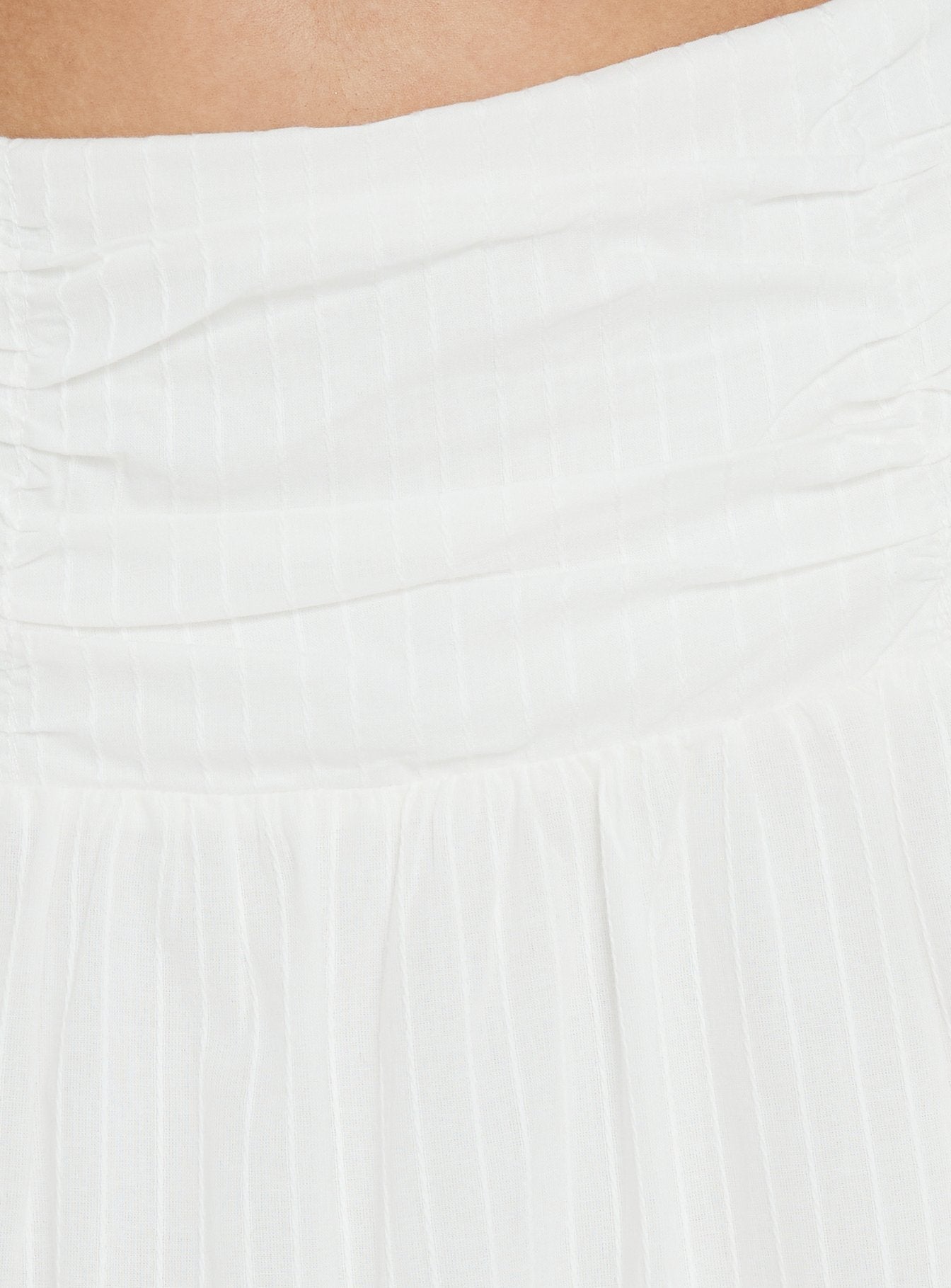 Silver Springs Midi Skirt White