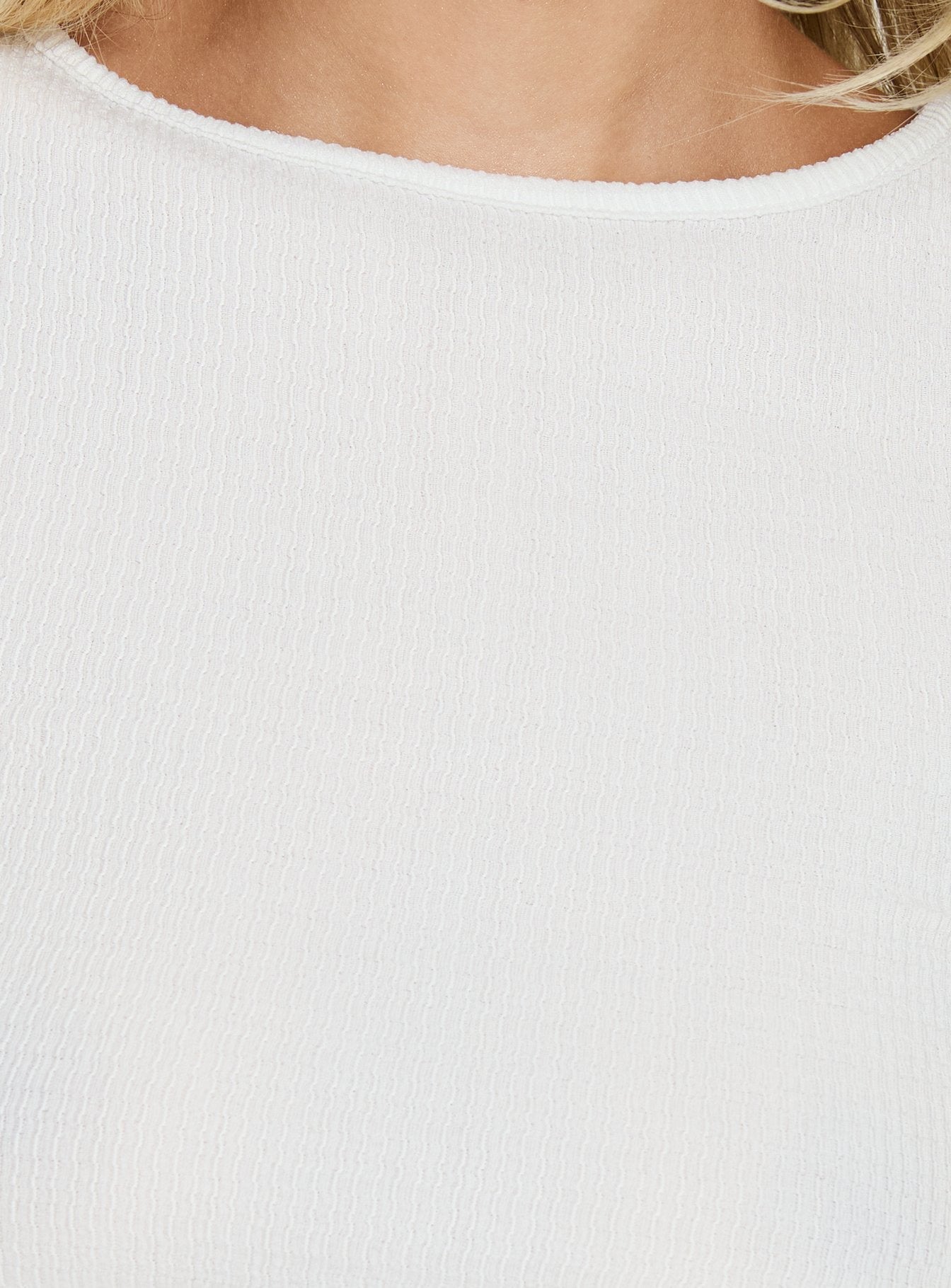 Dignity Tie Side Top White