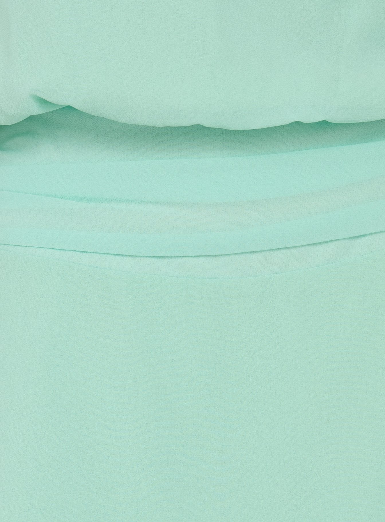 Dopamine Drapey Arrowneck Romper Mint