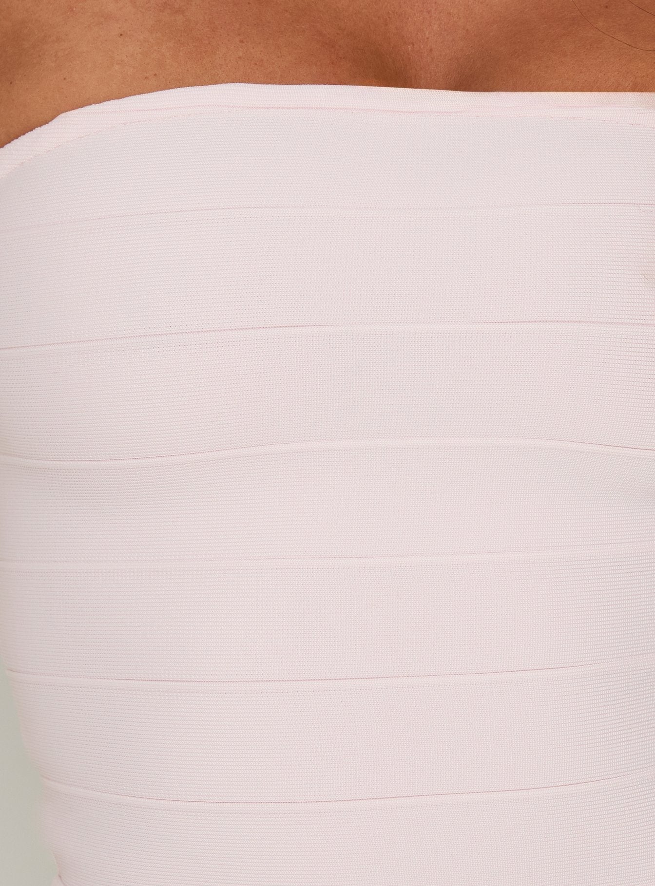 Alyzza Strapless Bandage Mini Dress Pink