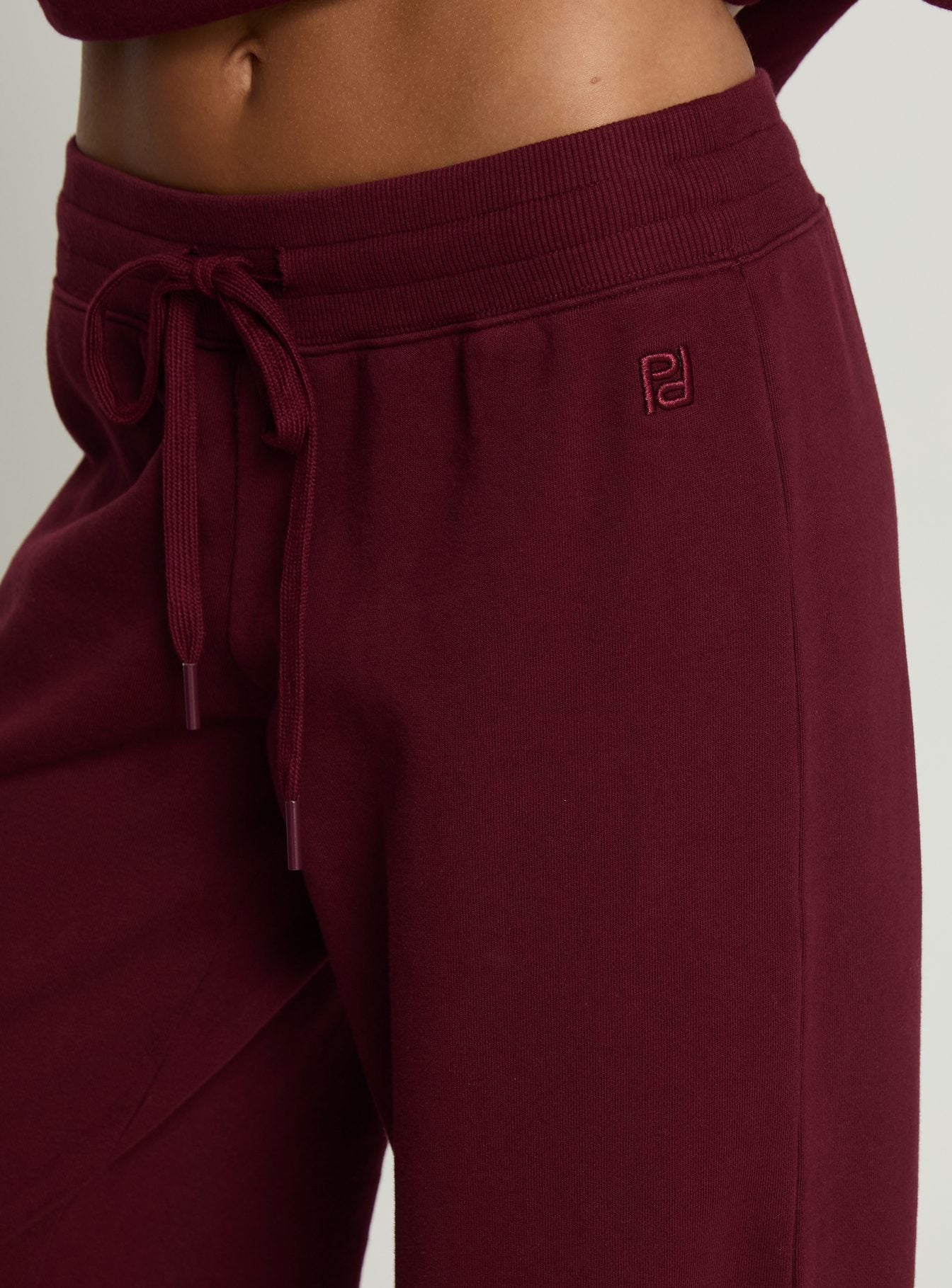 Dodie Wide Leg Pants Washed Currant