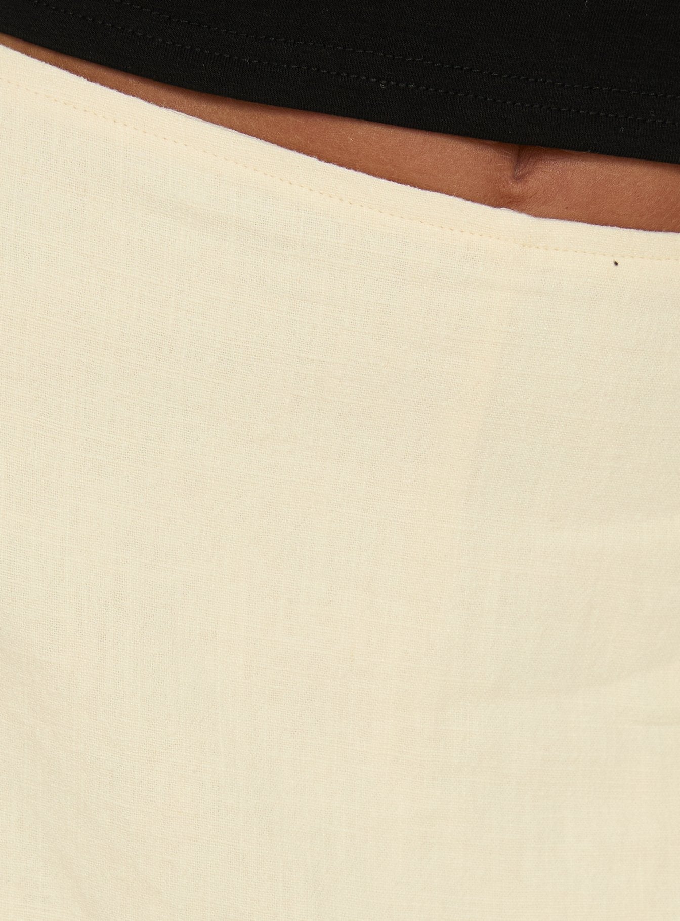 Gigi Linen Blend Skort Lemon