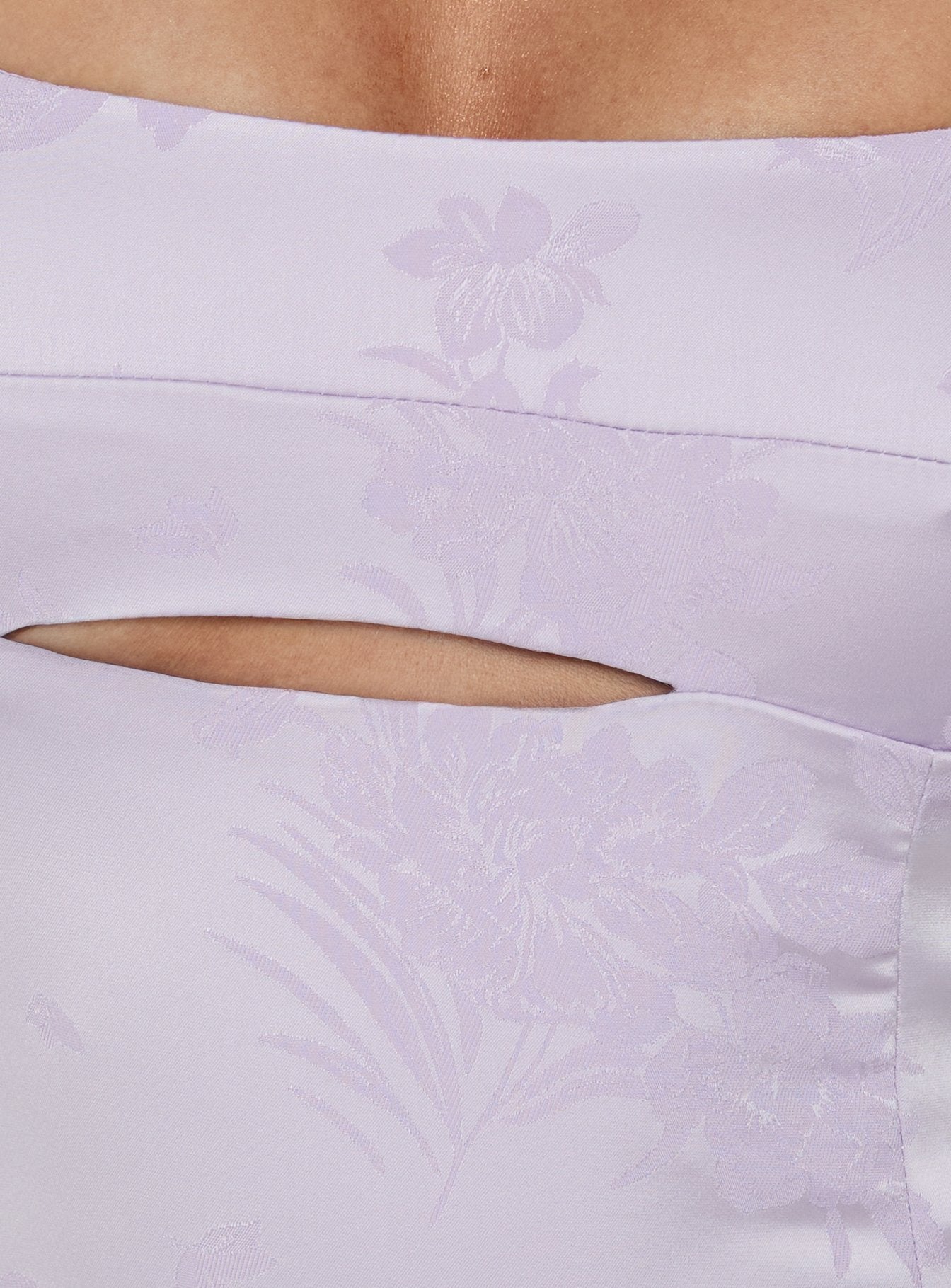 Powell Satin Mini Dress Lilac