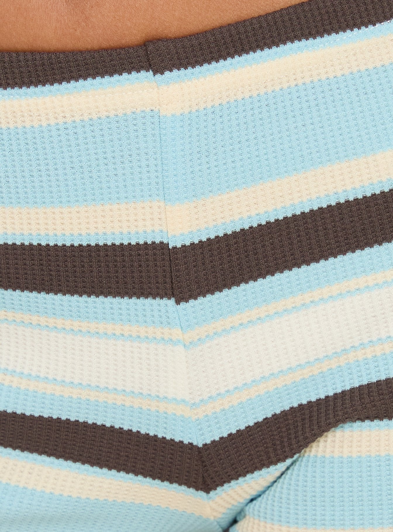 What You Wanted Micro Shorts Blue Stripe