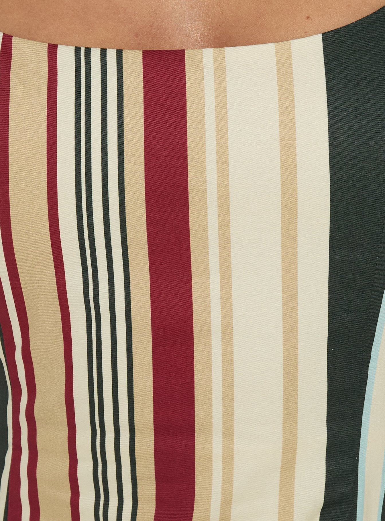 Yumiko Scoop Playsuit Multi Stripe
