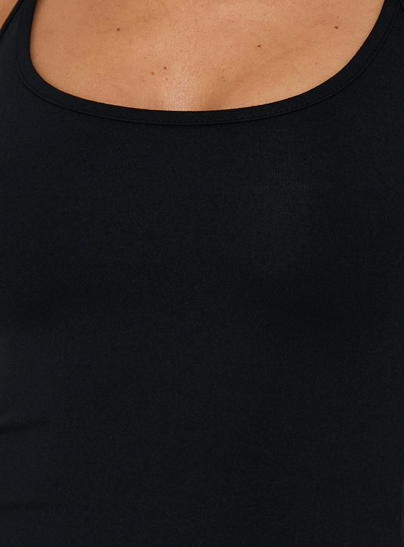 Daily Define Thin Strap Halter Mini Dress Black