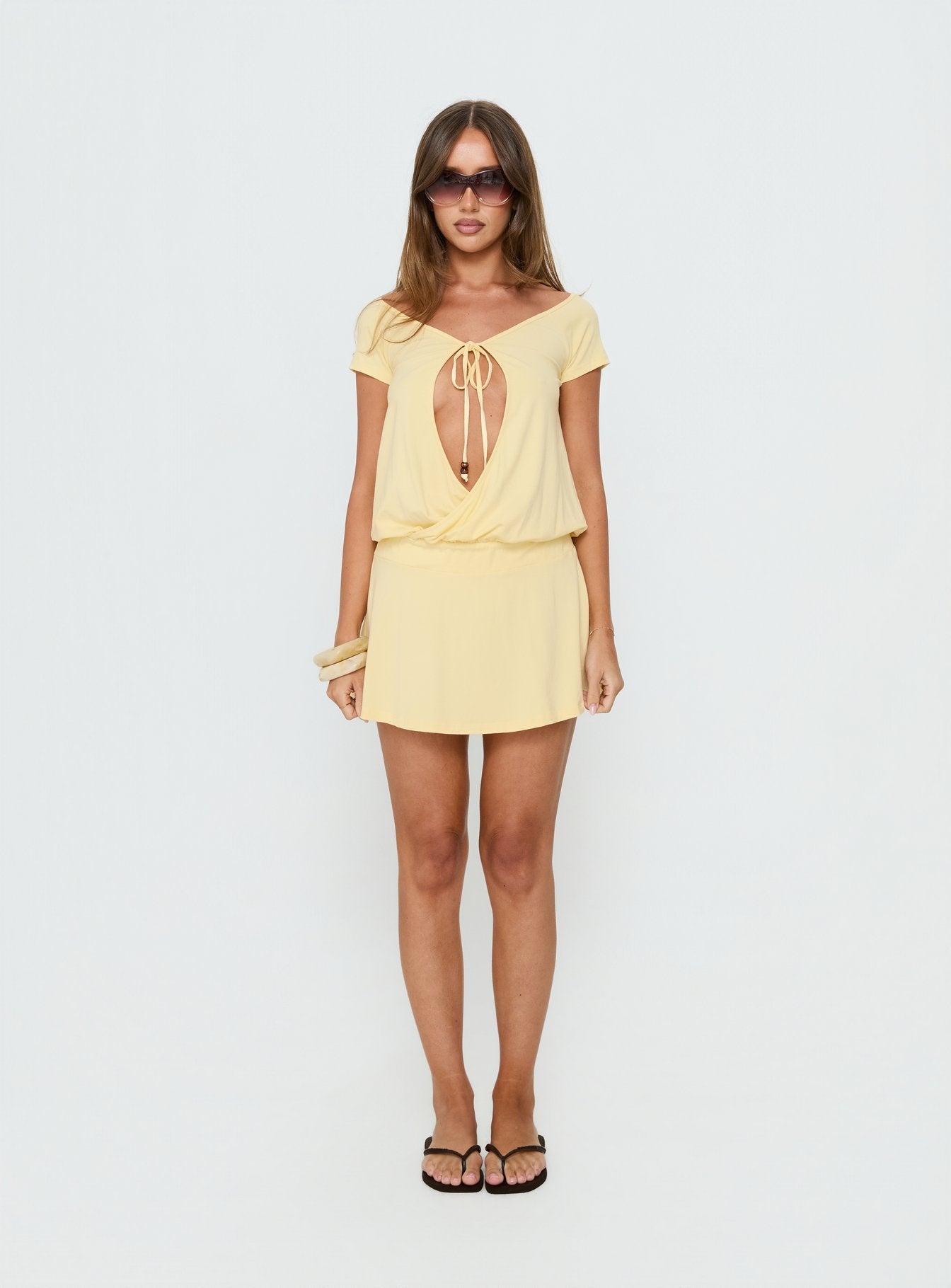 Papino Mini Dress Lemon