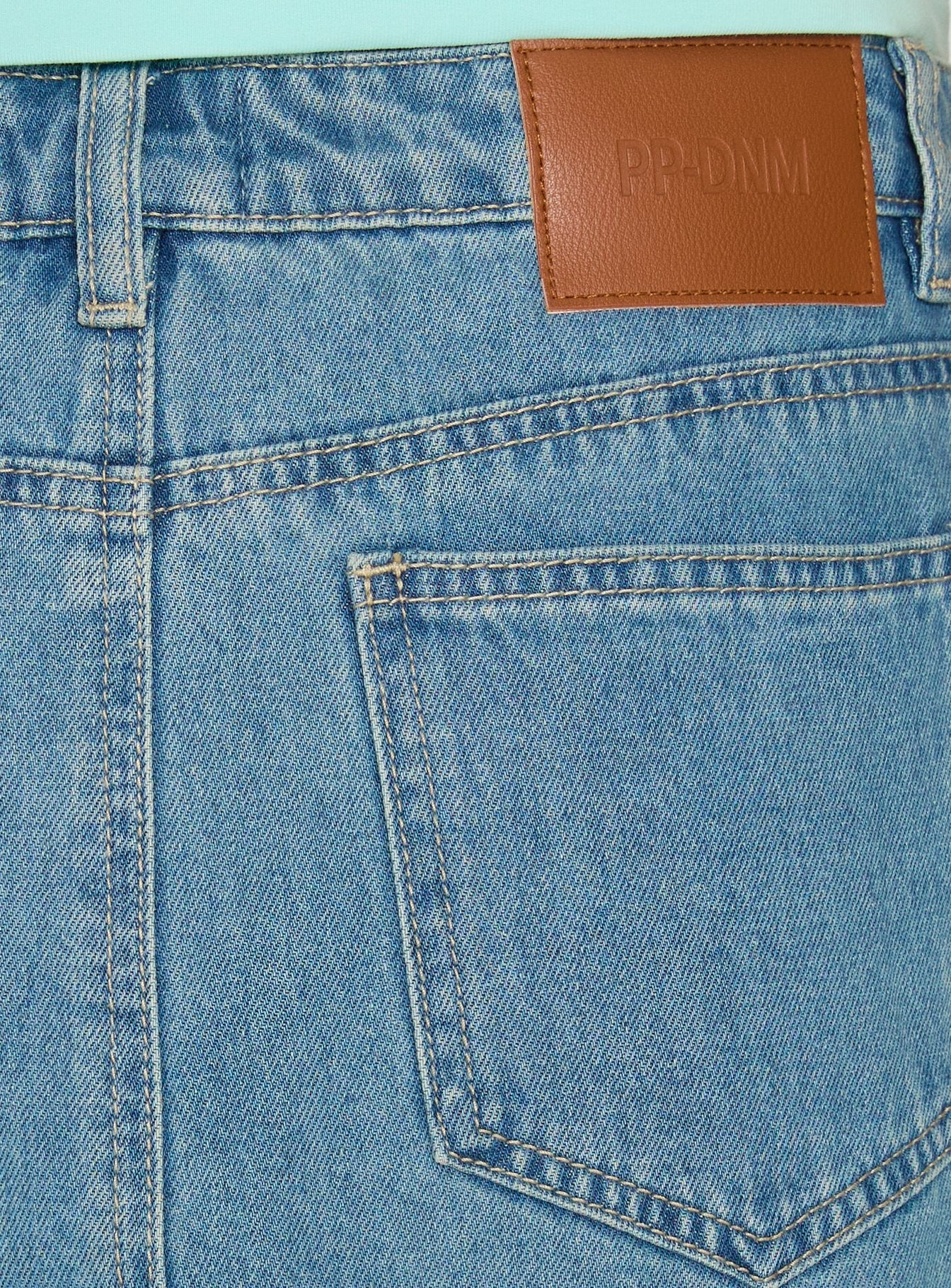 Veyro Micro Denim Skort Mid Blue