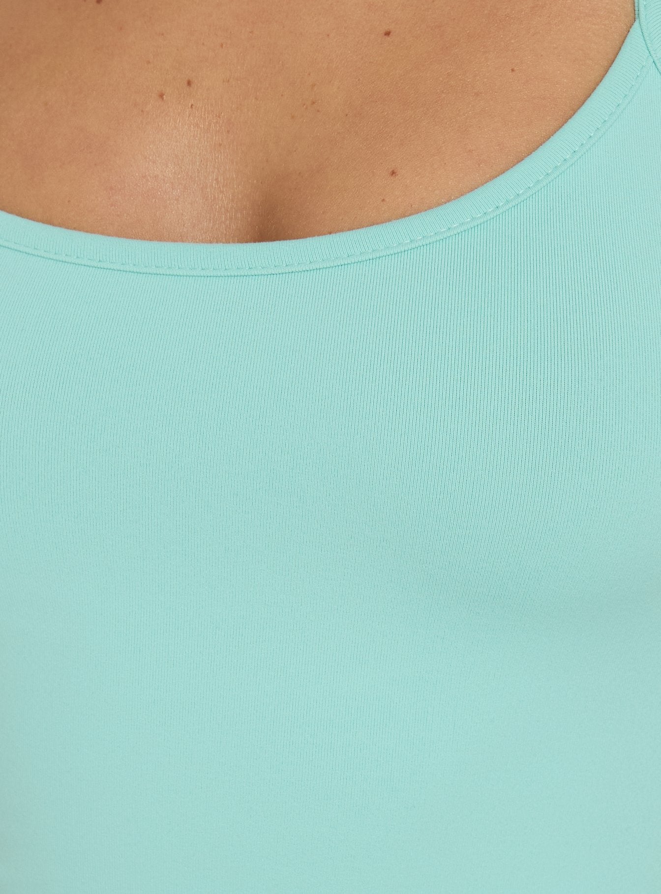Daily Define Thin Strap Halter Tank Top Turquoise