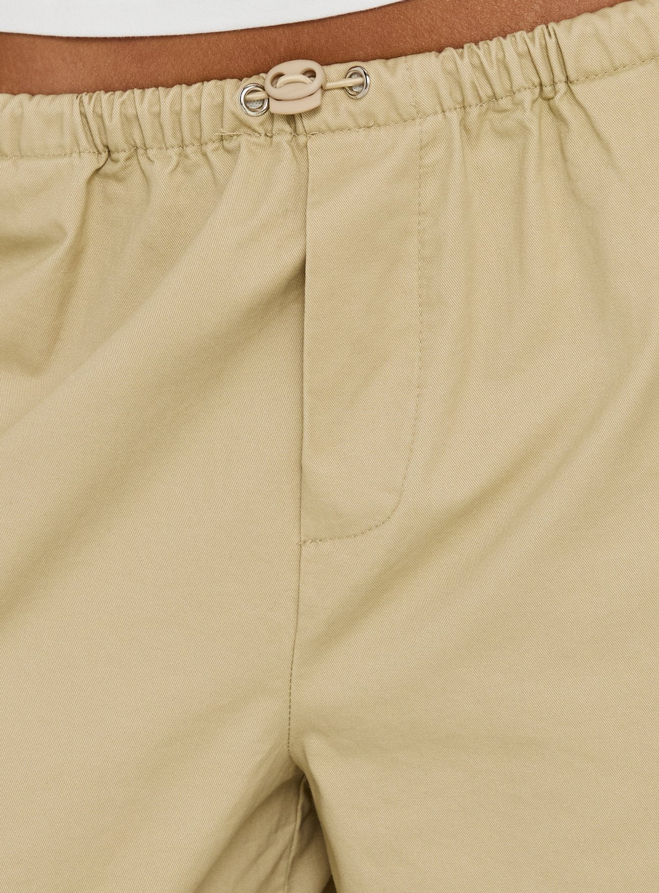 Allyza Baggy Cargo Shorts Stone