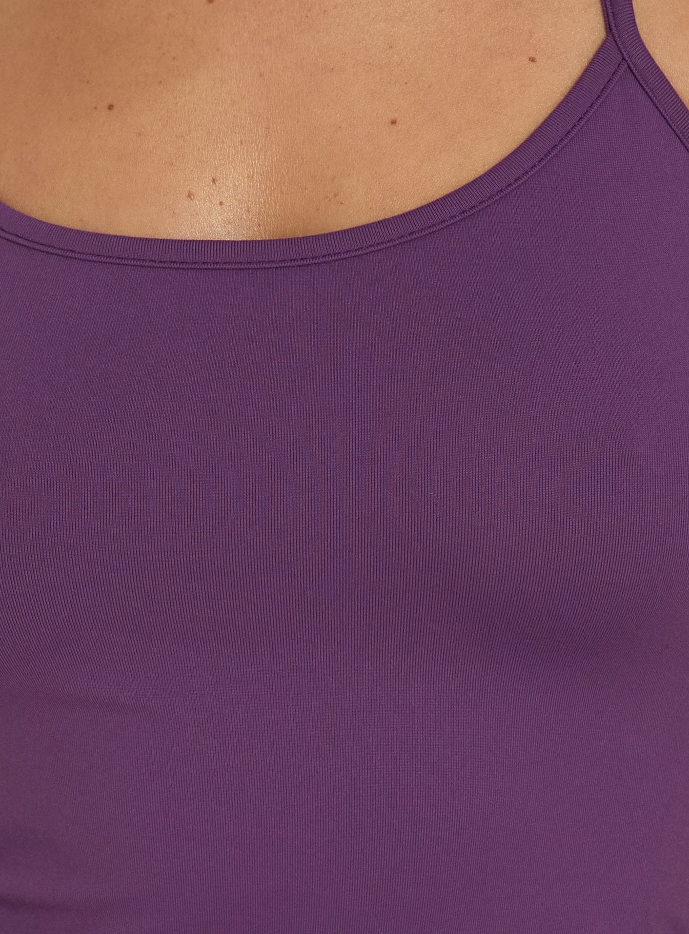 Daily Define Thin Strap Halter Tank Top Fresh Purple