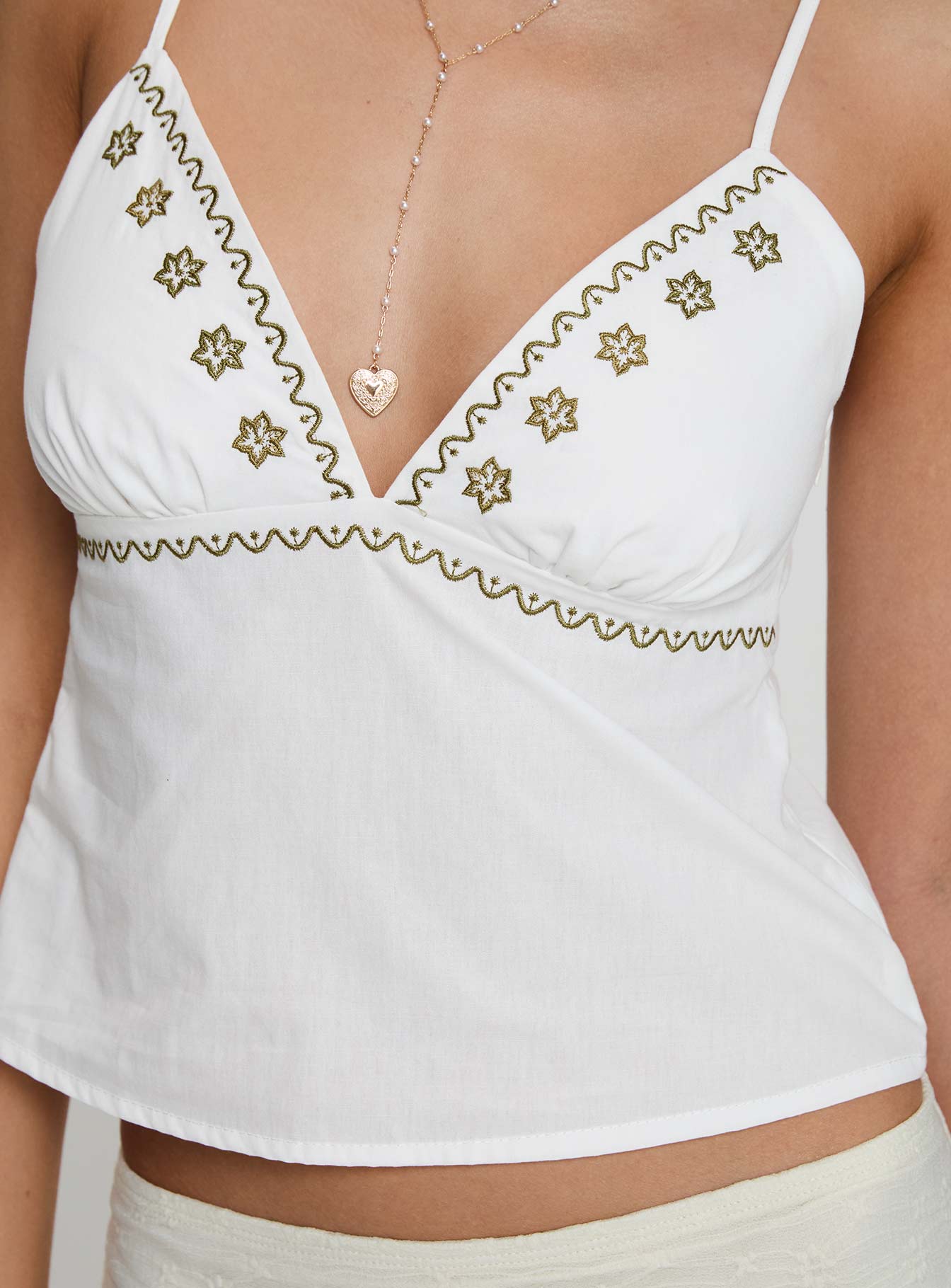 Honey Honey Top White