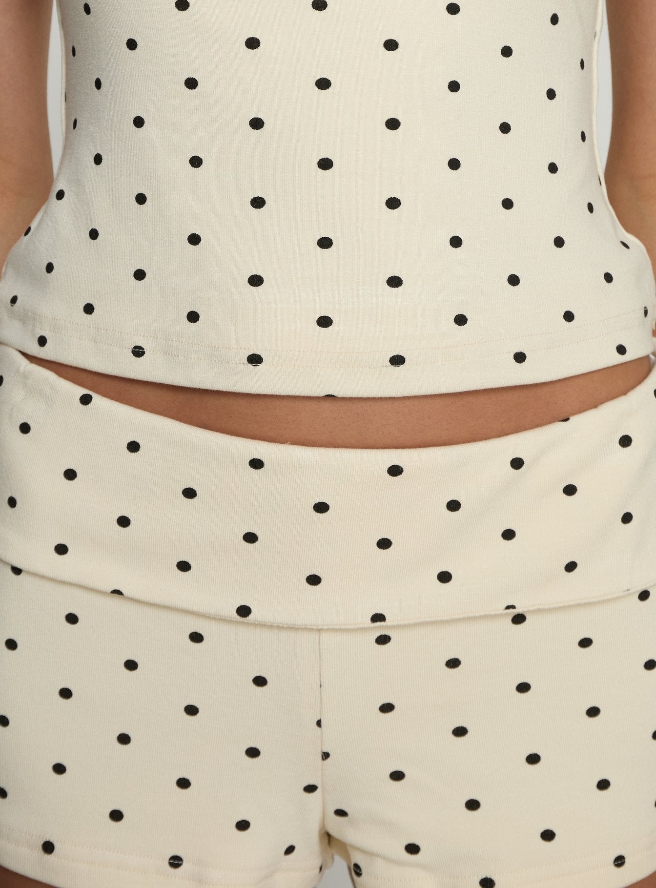 Manolo Set Cream Polka