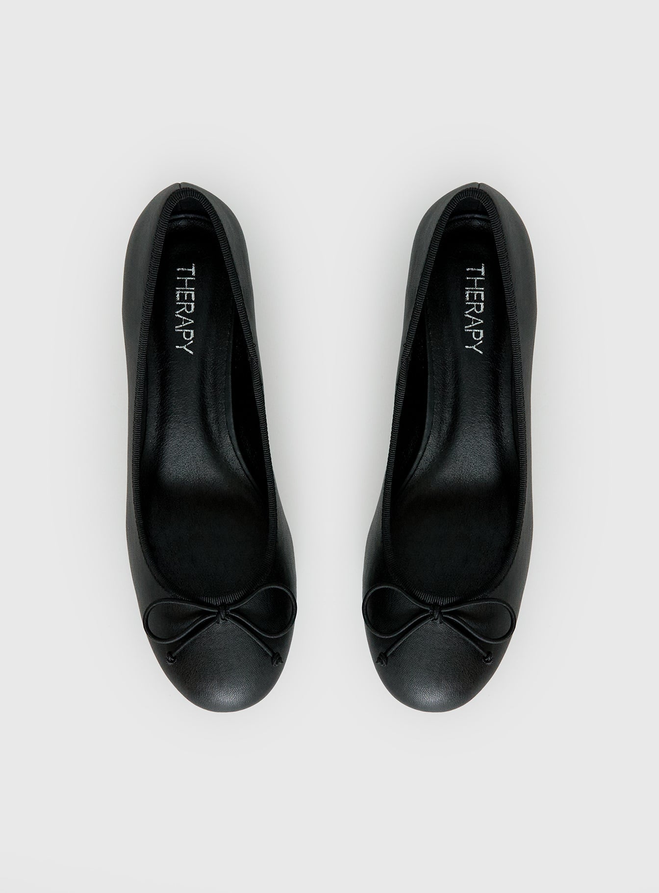Therapy Diana Heeled Ballet Flats Black