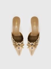 Charisma Pointed Toe Heels Taupe
