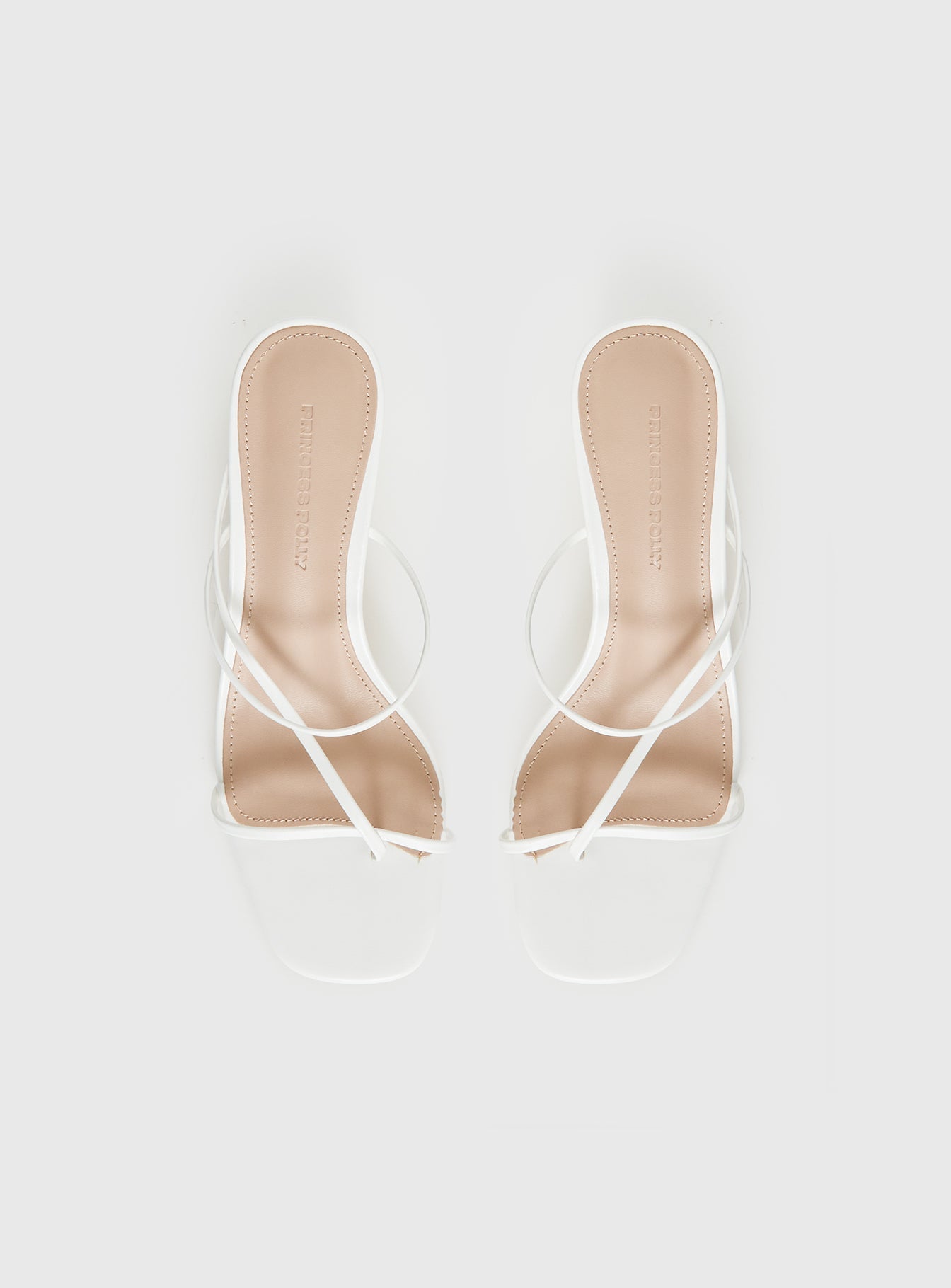 The Becka Heels White